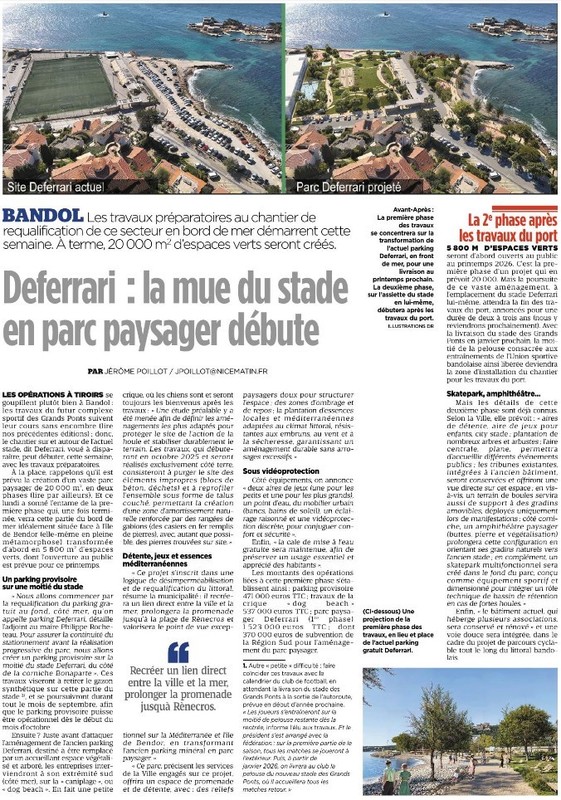 *Bandol - Deferrari c'est fini, place au parc nature*